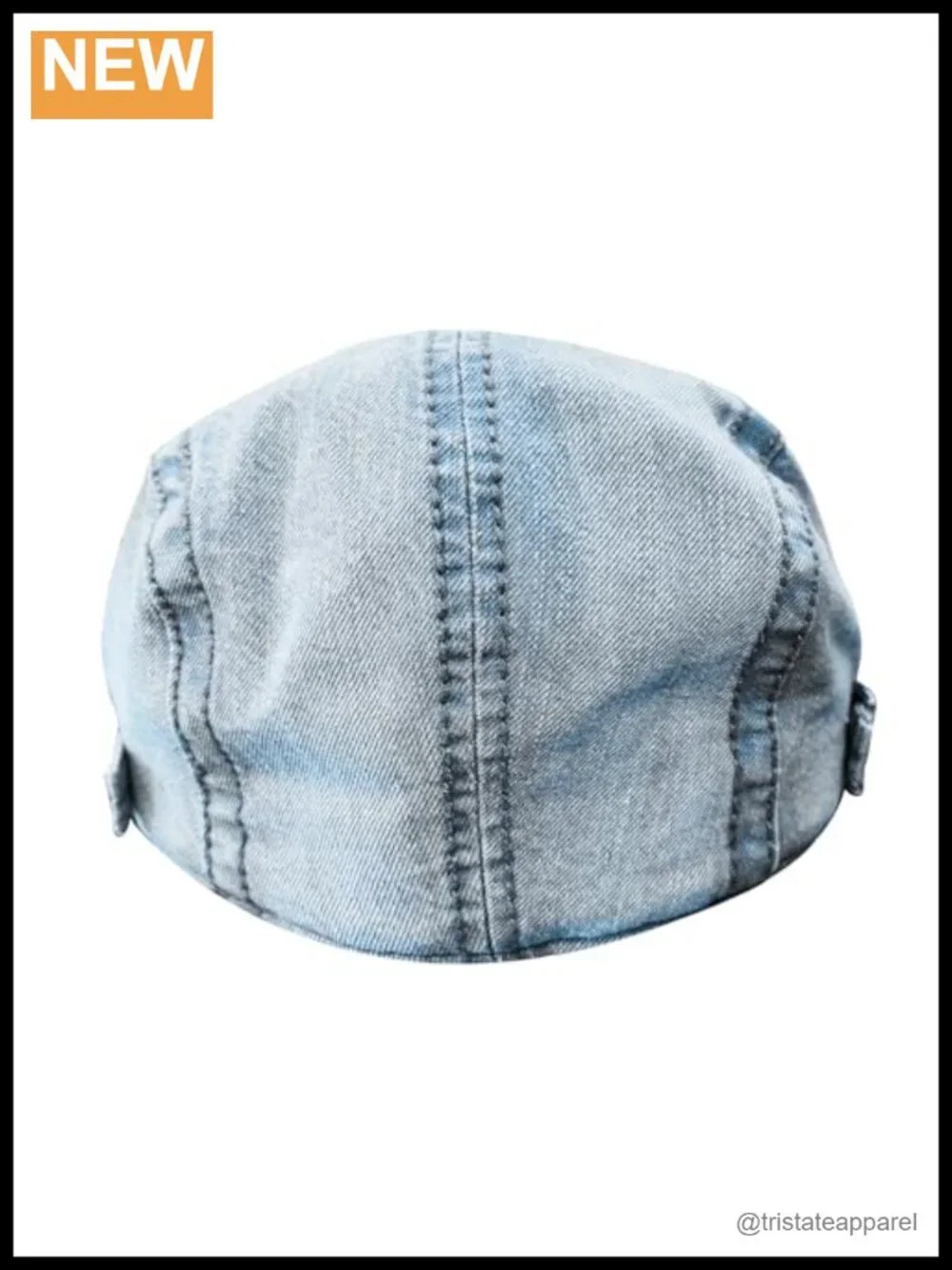 100% Cotton Newsboy Cap Adjustable Flat Cap Driving Hat
